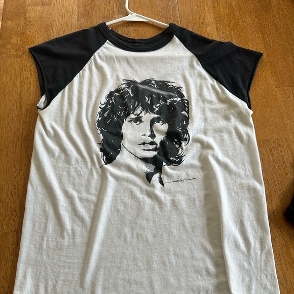 Vintage 1970s Jim Morrison The Doors cut off Raglan - Picture 4 of 12